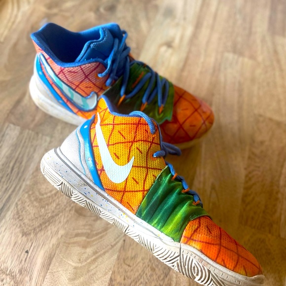 Nike | Shoes | Nike Kyrie Irving Spongebob Pineapple Edition Sneakers 5y |  Poshmark